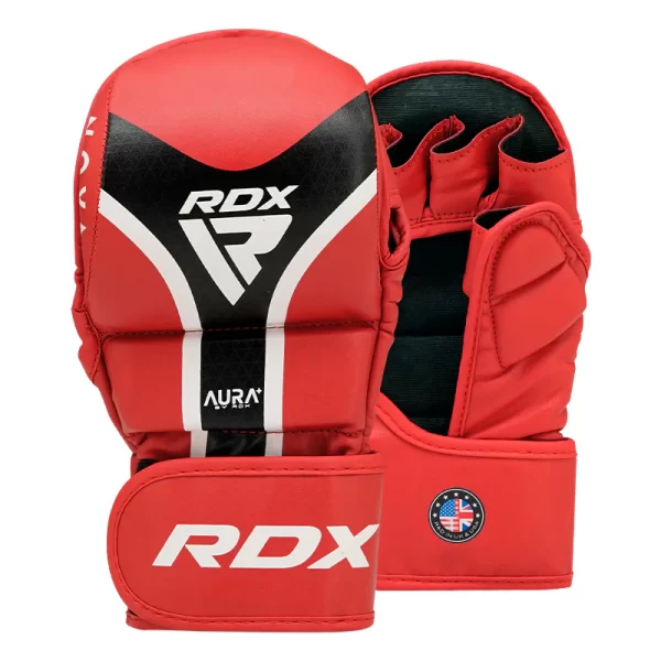RDX T17 Shooter Aura Plus Red/Black Mma sparing rokavice