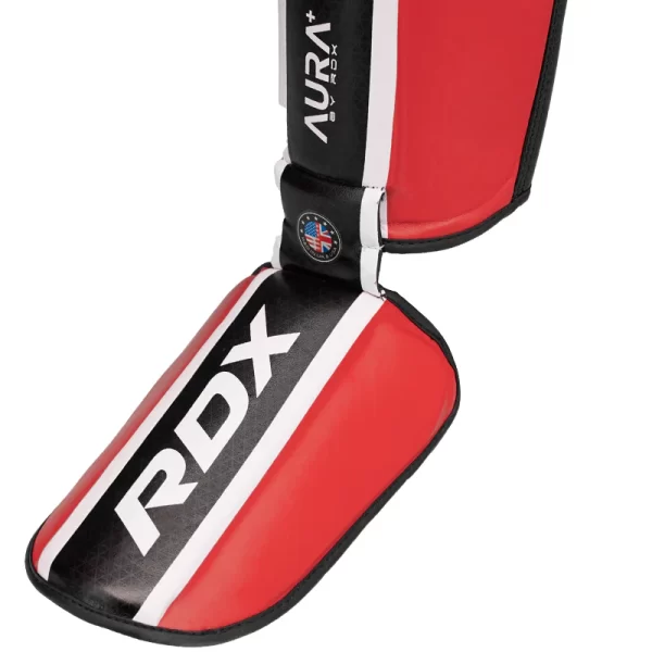 RDX Aura Plus T-17 Red/Black Ščitniki Za Golen In Nart
