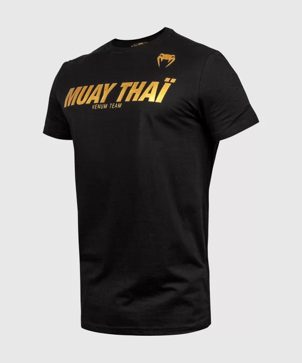Venum Muay Thai VT Black/Gold moška majica