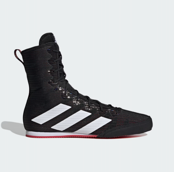 Adidas Box Hog 4 Black/White/Ruby boksačke cipele
