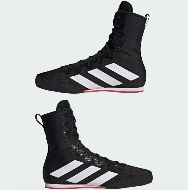 Adidas Box Hog 4 Black/White/Ruby boksačke cipele