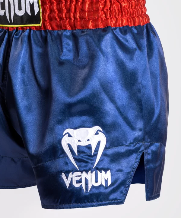 Venum Muay Thai Classic Navy Blue/red hlačke za tajski boks