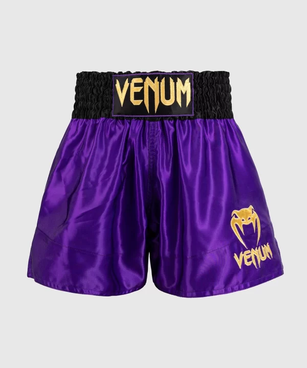 Venum Muay Thai Classic Dark Purple hlačke za tajski boks