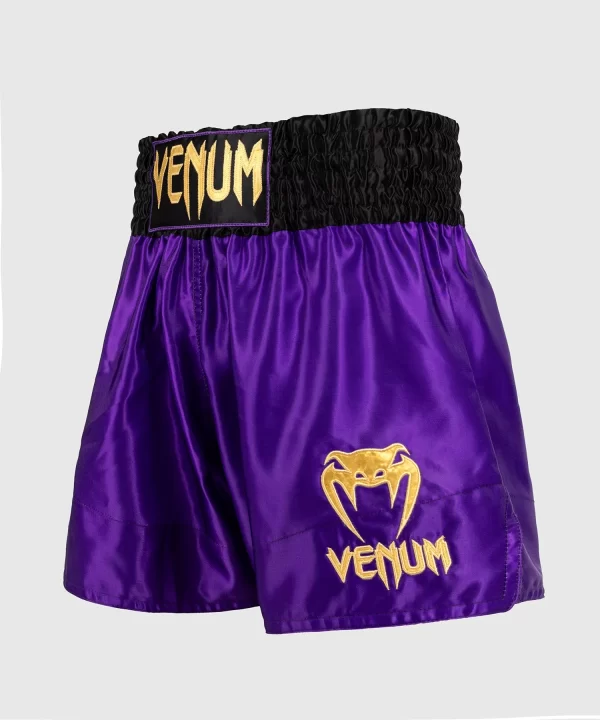 Venum Muay Thai Classic Dark Purple hlačke za tajski boks