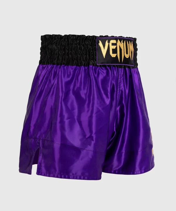 Venum Muay Thai Classic Dark Purple hlačke za tajski boks