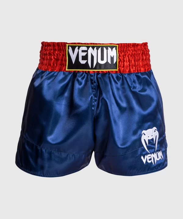 Venum Muay Thai Classic Navy Blue/red hlačke za tajski boks