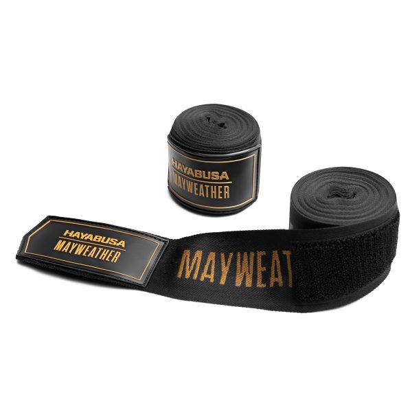 Hayabusa Mayweather 180" Deluxe Black bandaže