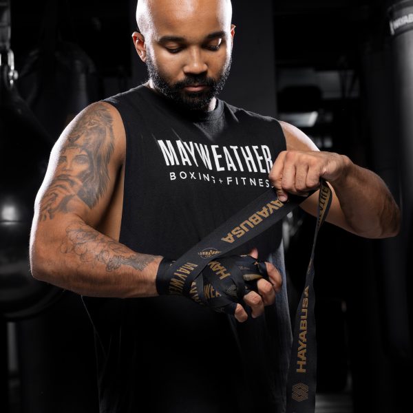 Hayabusa Mayweather 180" Deluxe Black bandaže