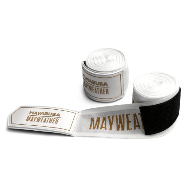 Hayabusa Mayweather 180" Deluxe White bandaže