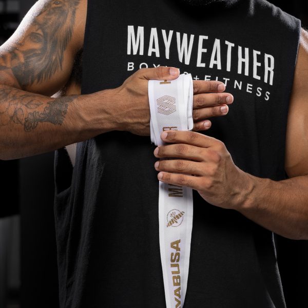 Hayabusa Mayweather 180" Deluxe White bandaže