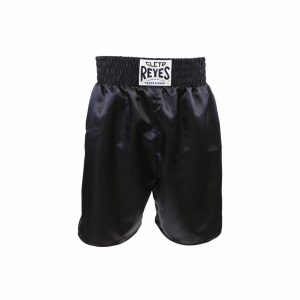 Cleto Reyes Satin Black/Black Hlaćice Za Boks