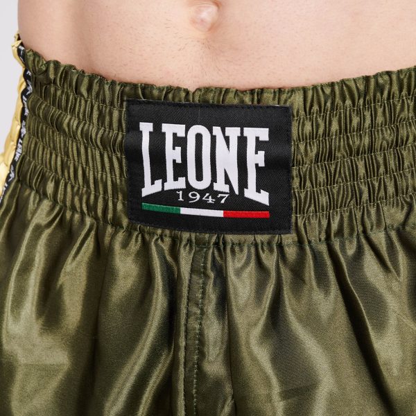 Leone 1947 Training Thai AB760 Green hlačke za tajski boks