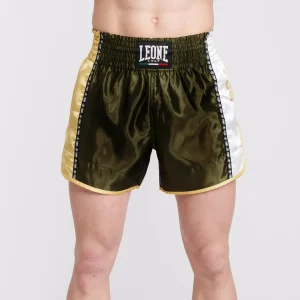 Leone 1947 Training Thai AB760 Green hlačke za tajski boks