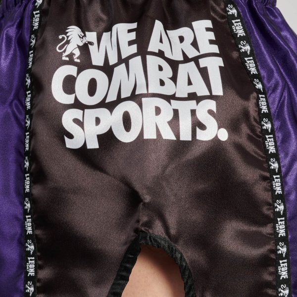 Leone 1947 Training Thai AB760 Dark Purple hlačke za tajski boks