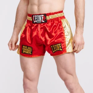 Leone 1947 Thai Khao Lak AB876 Red hlačke za tajski boks
