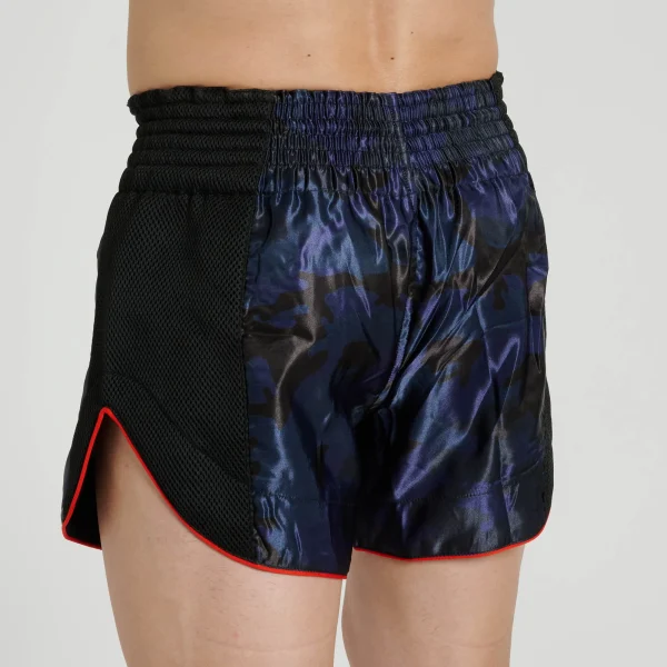 Leone 1947 Camo Fight AB880 Blue hlačke za tajski boks