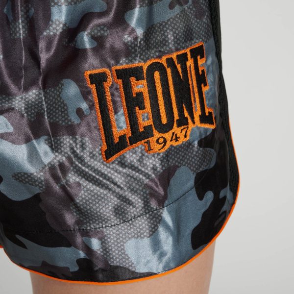 Leone 1947 Camo Fight AB880 Light Grey hlačke za tajski boks