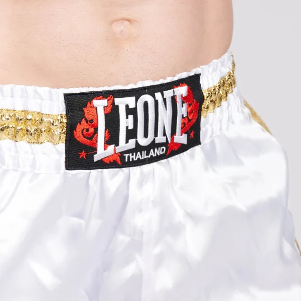 Leone 1947 Thai Khao Lak AB876 White hlačke za tajski boks