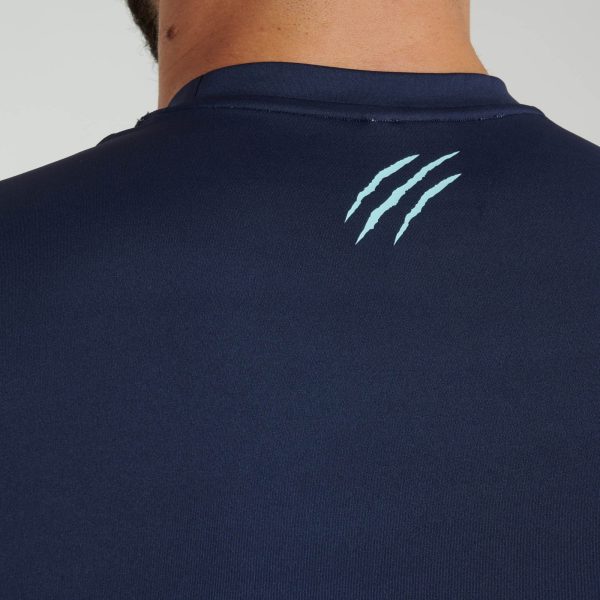 Leone 1947 AB909 Primal Instinct Blue Rashguard Dolg Rokav