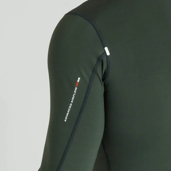 Leone 1947 AB909 Primal Instinct Green Rashguard Dolg Rokav