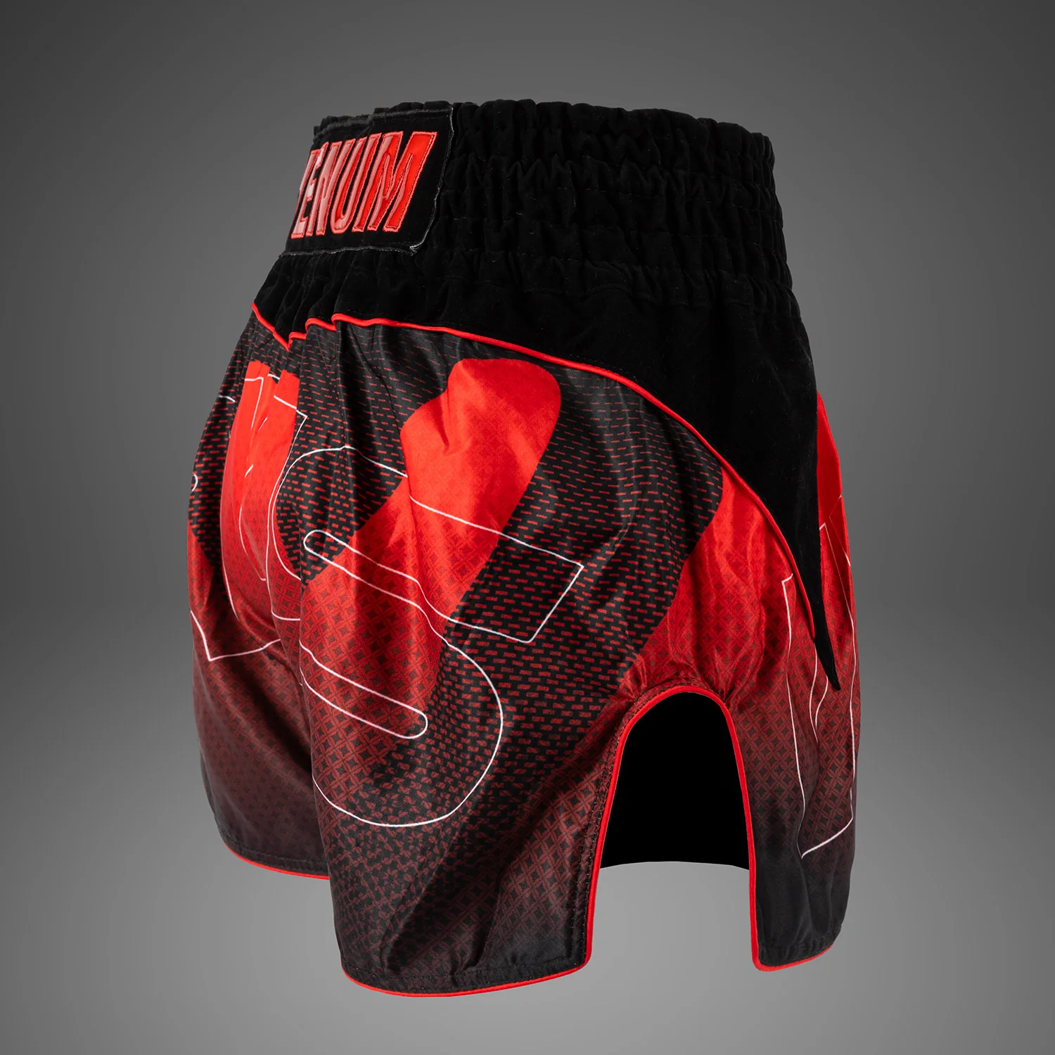 Venum x RWS 2.0 Black/Red Hlačke Za Tajski Boks