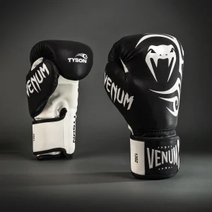 Venum x Mike Tyson Replica Deep Black/Optical White Rokavice Za Boks