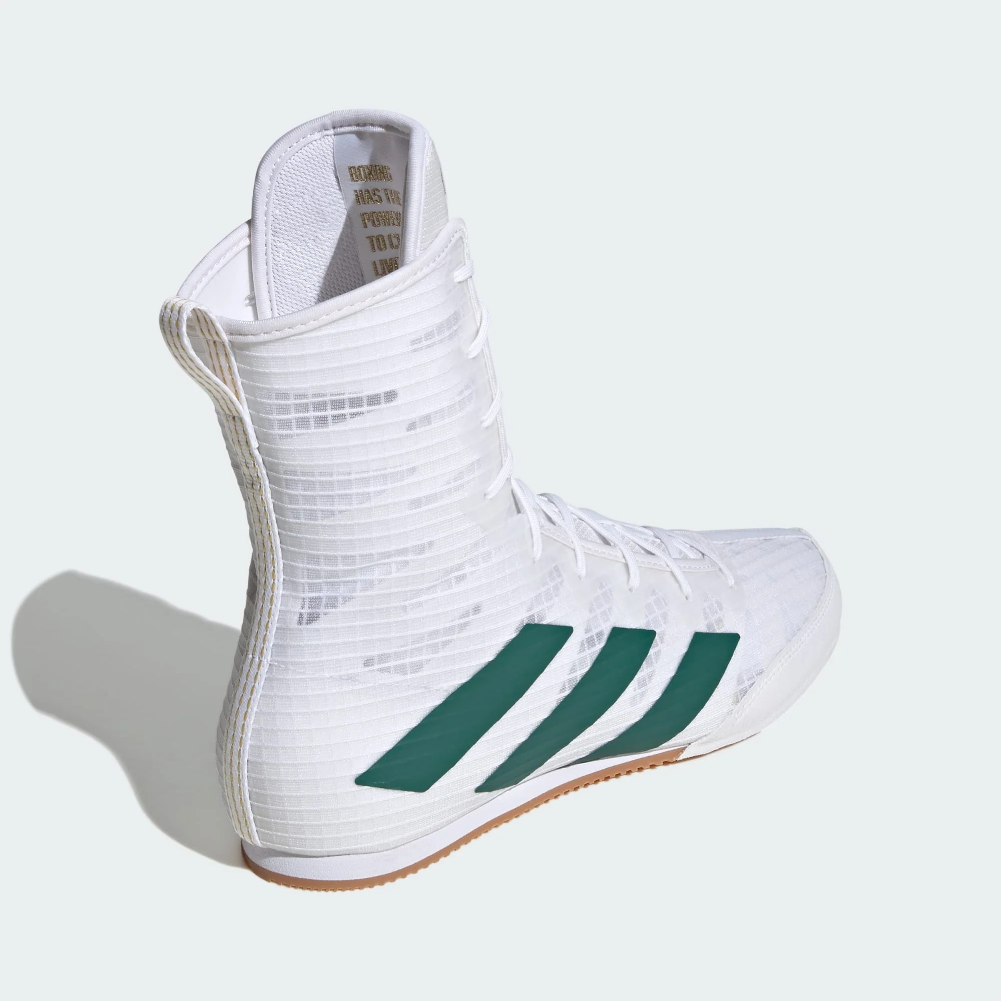 Adidas Box Hog 4 White/Green Boksačke Cipele