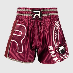 Venum x Rajadamnern Burgundy Hlačke Za Tajski Boks