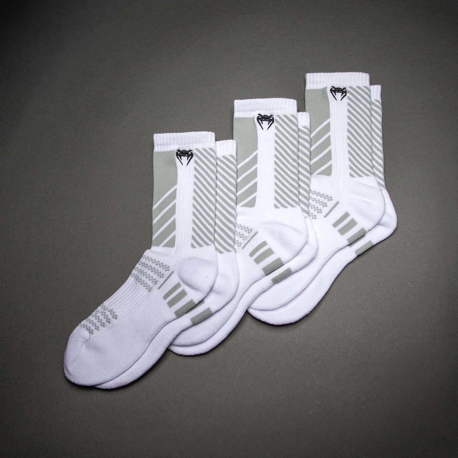 Venum Vector 3 Pack White/Grey Nogavice