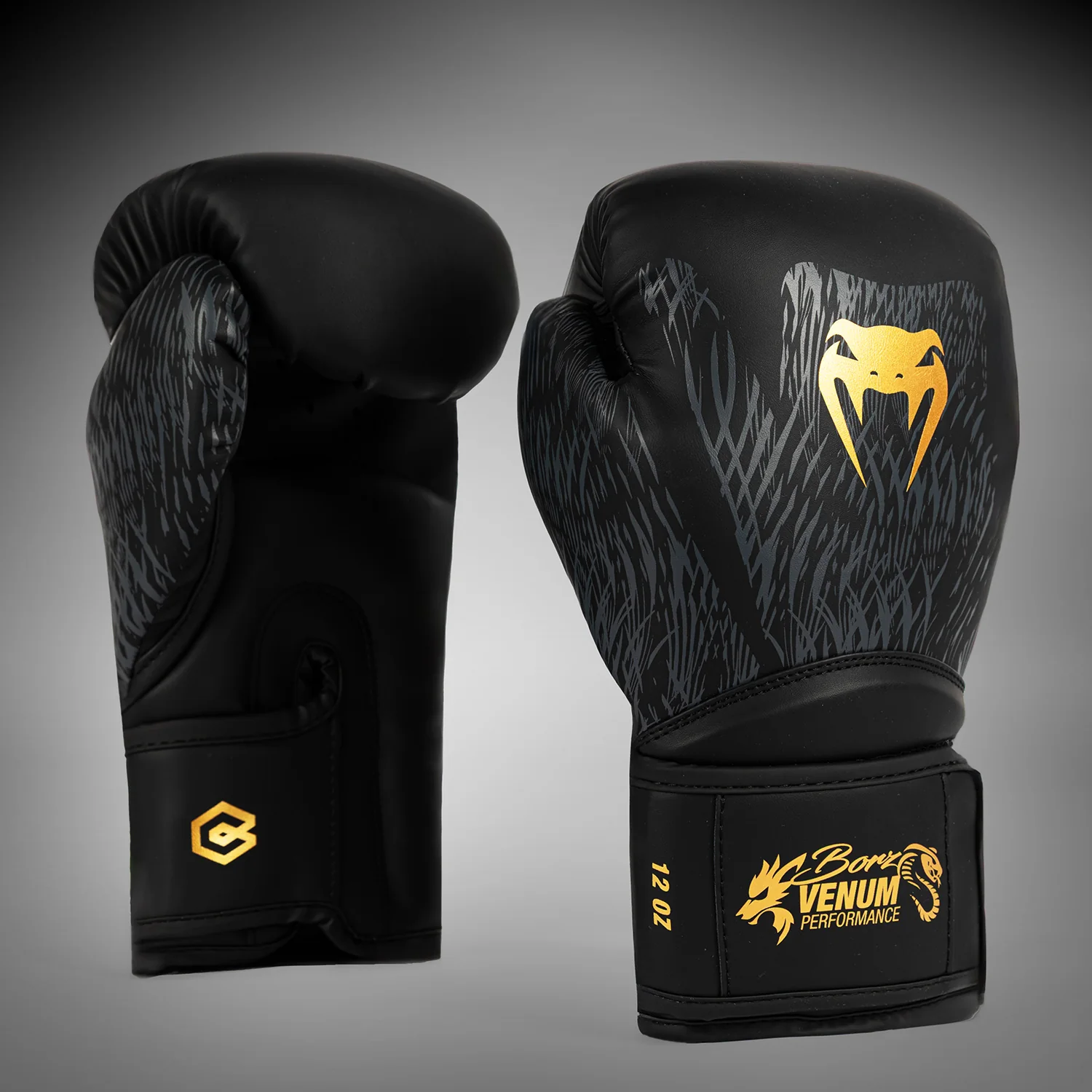 Venum x Chimaev Black/Gold Rokavice Za Boks