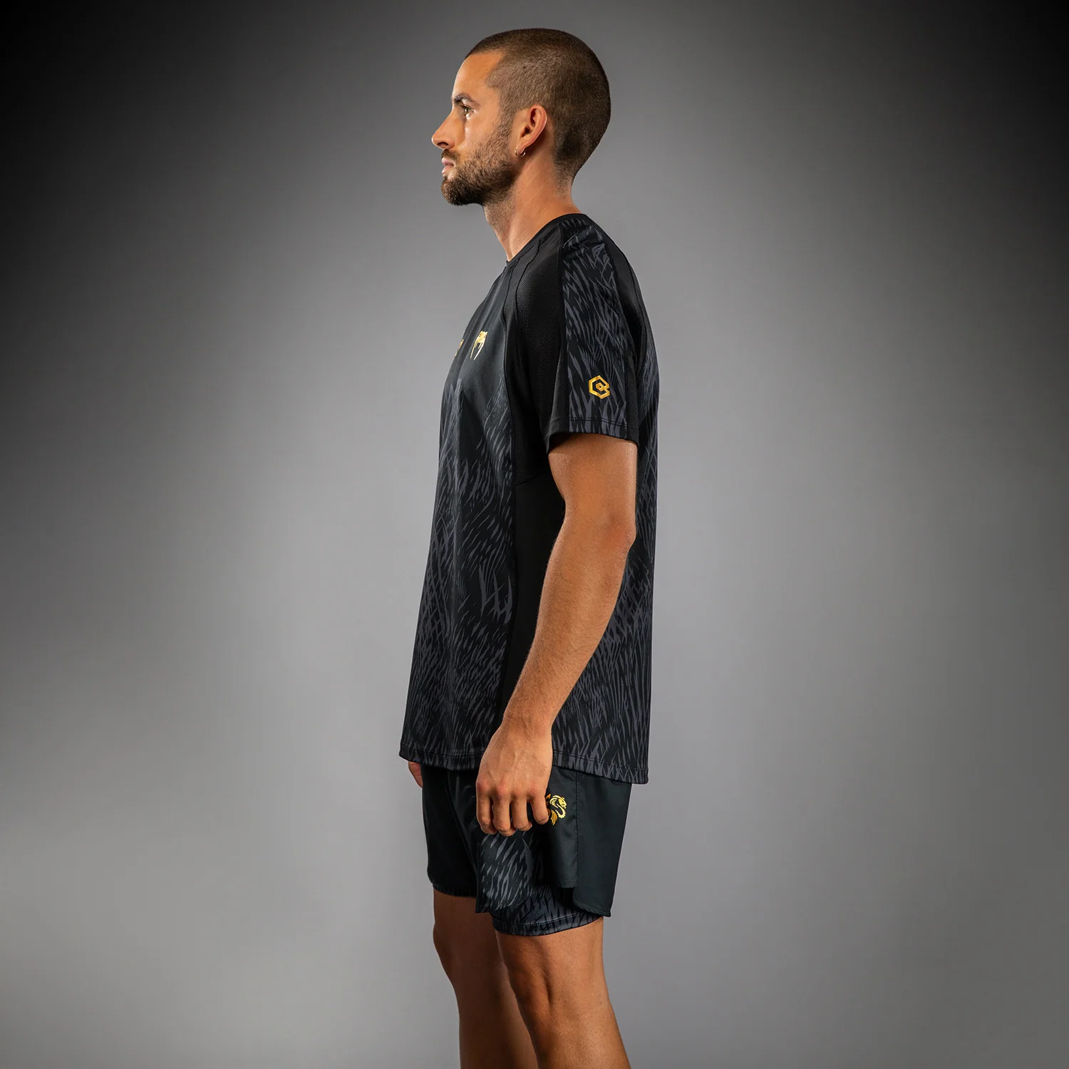 Venum x Chimaev Dry Tech Black/Grey Majica