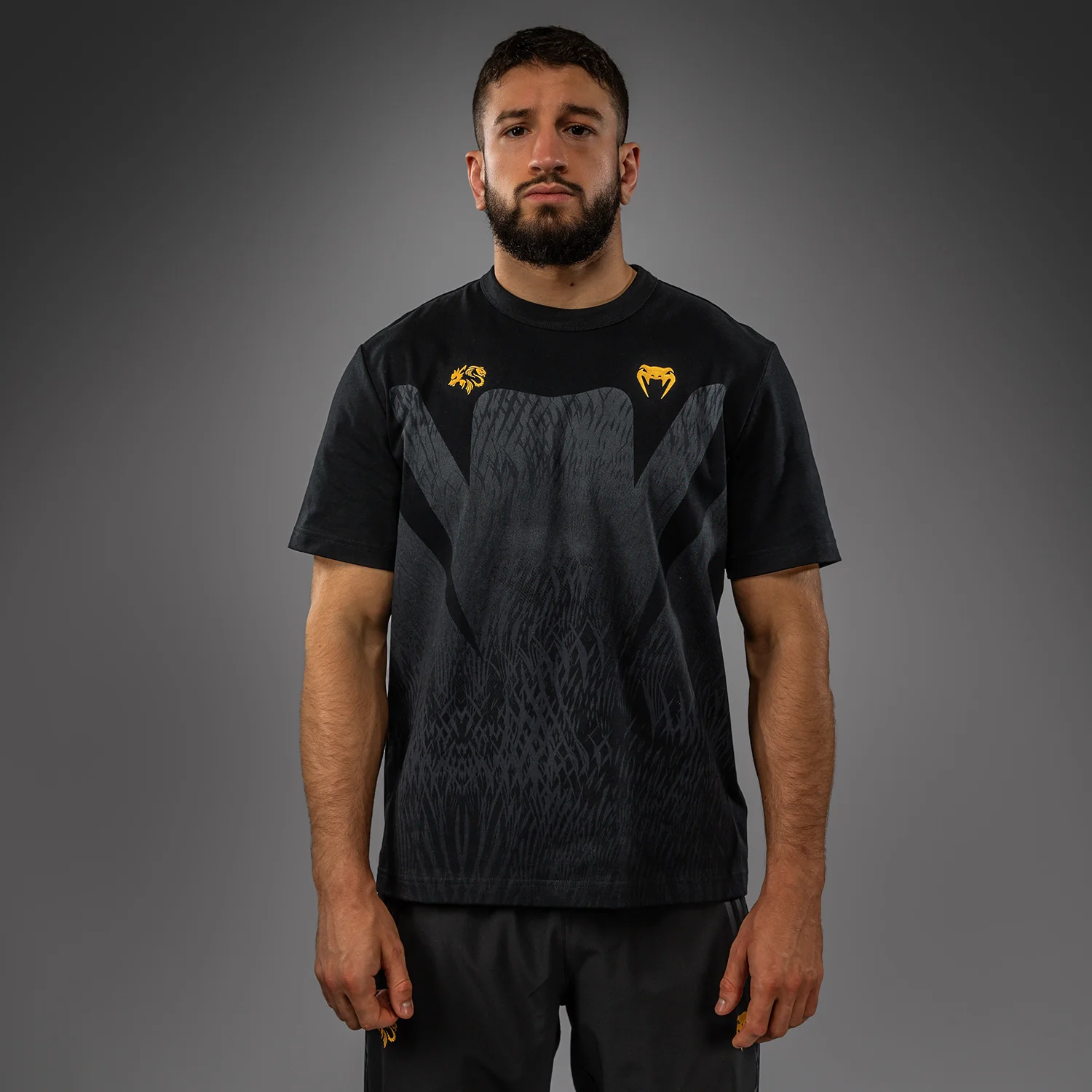 Venum x Chimaev Black/Grey Majica