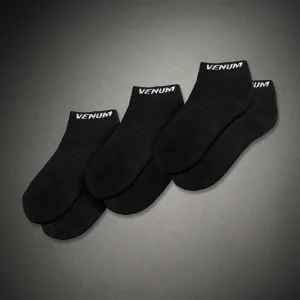 Venum Essential 3 Pack Ankle Black/White Nogavice