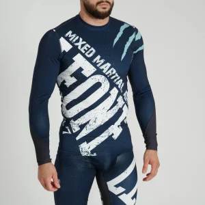 Leone 1947 AB941 Primal Instinct Blue Rashguard Dolg Rokav