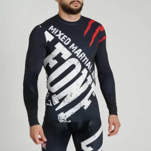 Leone 1947 AB941 Primal Instinct Black Rashguard Dolg Rokav