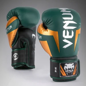 Venum Elite Green/Bronze/Silver Rokavice
